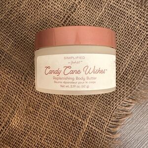 Candy Cane Wishes Replenishing Body Butter - Cream and Brown